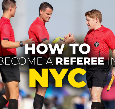 How to become a soccer referee in New York City